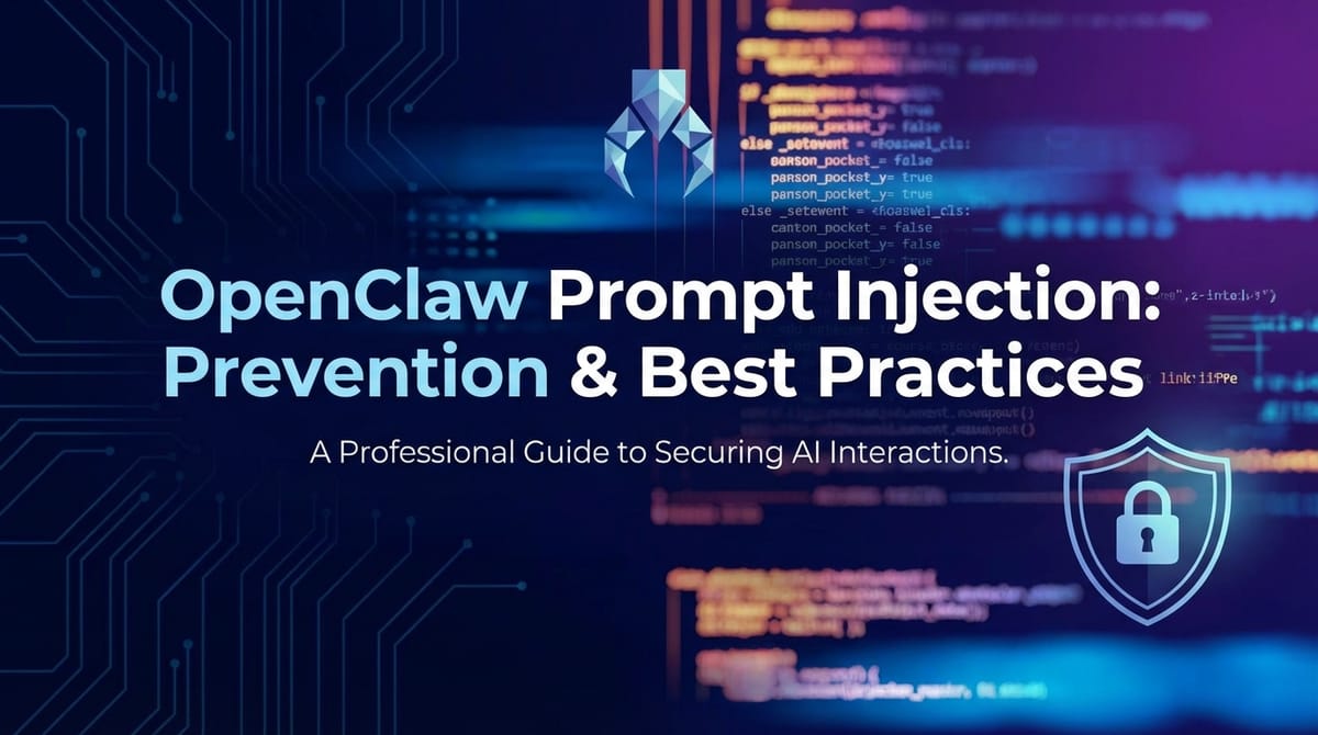 OpenClaw Prompt Injection: Prevention & Best Practices
