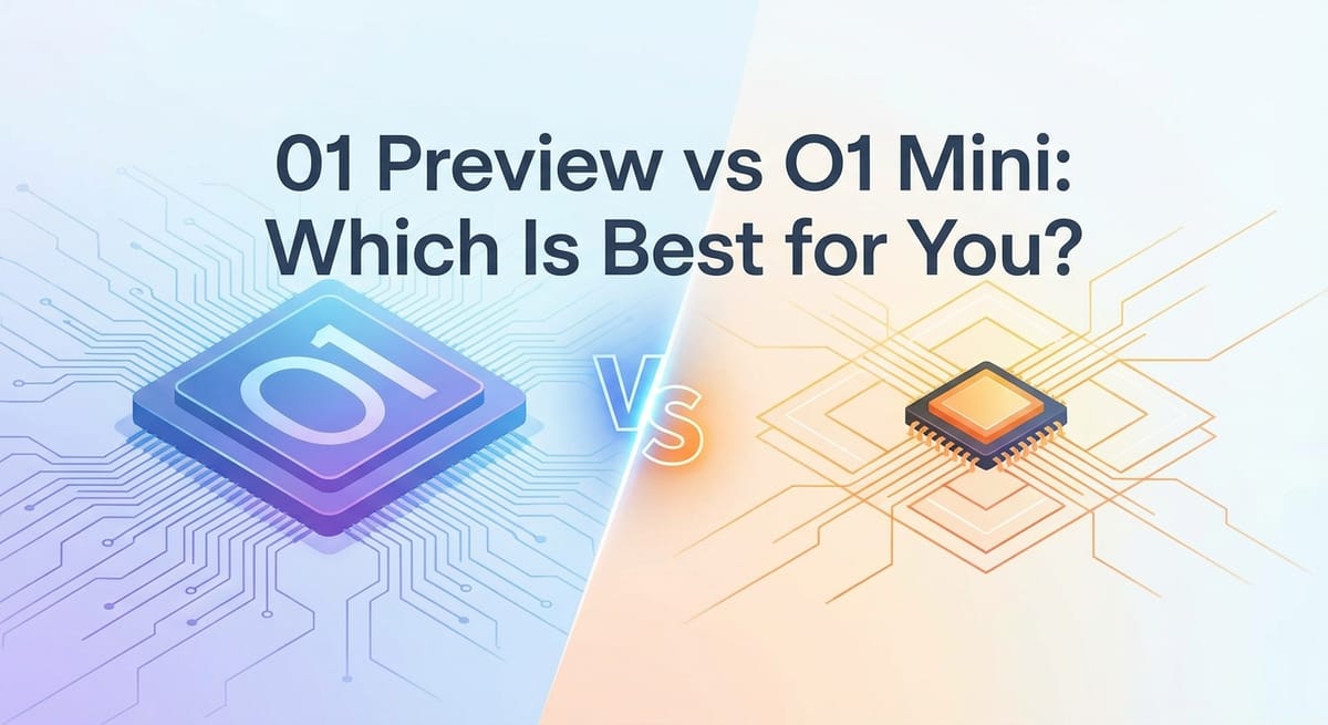 O1 Preview vs O1 Mini: Which Is Best for You?