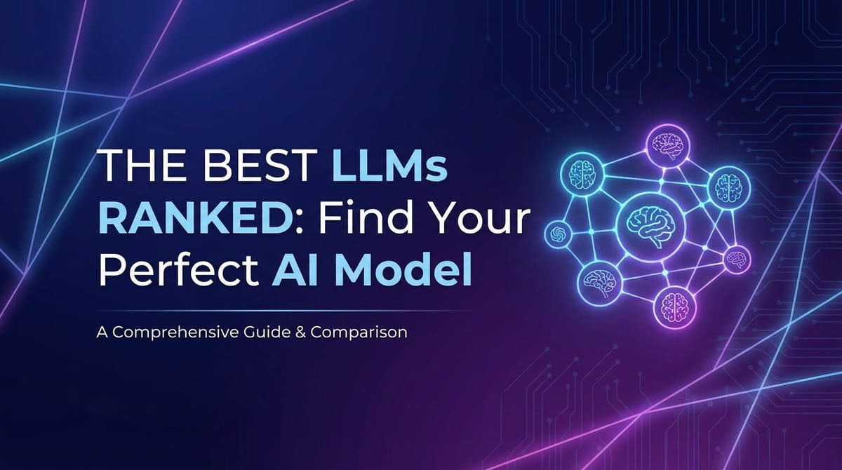 The Best LLMs Ranked: Find Your Perfect AI Model