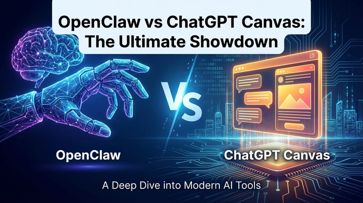 OpenClaw vs ChatGPT Canvas: The Ultimate Showdown