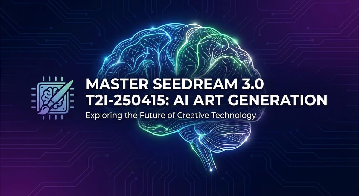 Master Seedream 3.0 T2I-250415: AI Art Generation