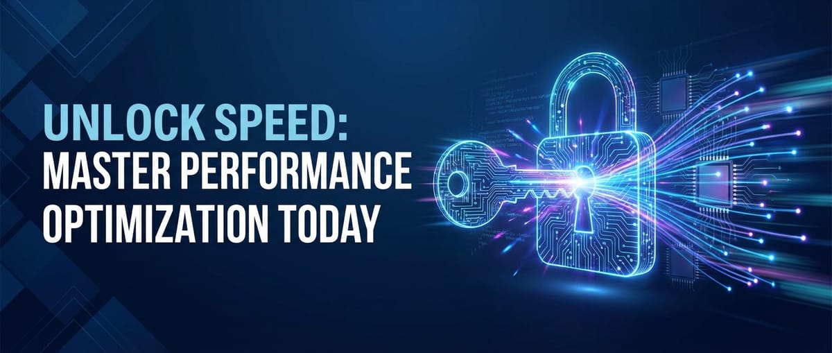 Unlock Speed: Master Performance Optimization Today