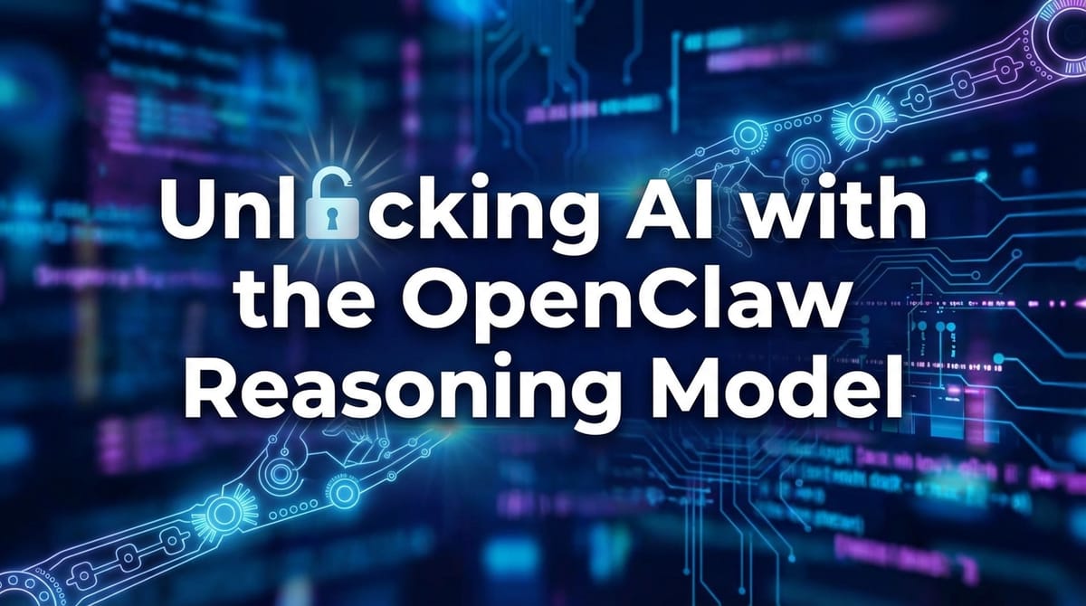 Unlocking AI with the OpenClaw Reasoning Model
