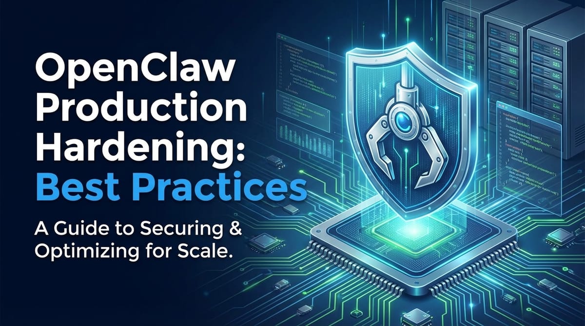 OpenClaw Production Hardening: Best Practices