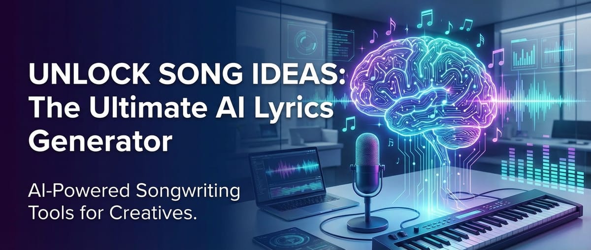 Unlock Song Ideas: The Ultimate AI Lyrics Generator