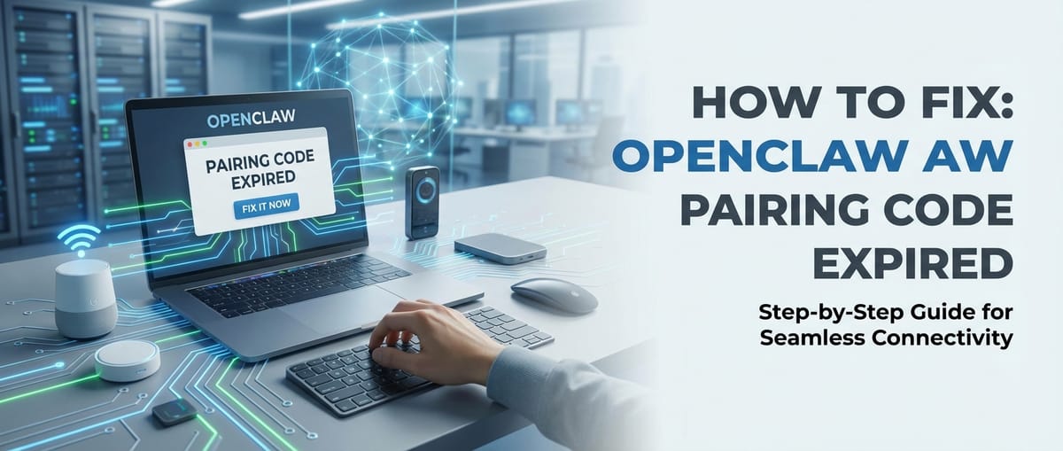 How to Fix OpenClaw Pairing Code Expired