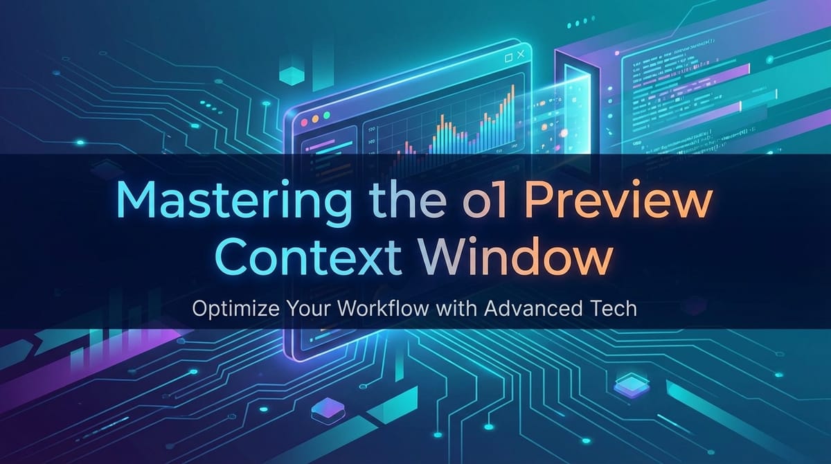 Mastering the o1 Preview Context Window