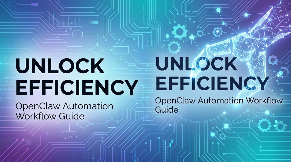 Unlock Efficiency: OpenClaw Automation Workflow Guide