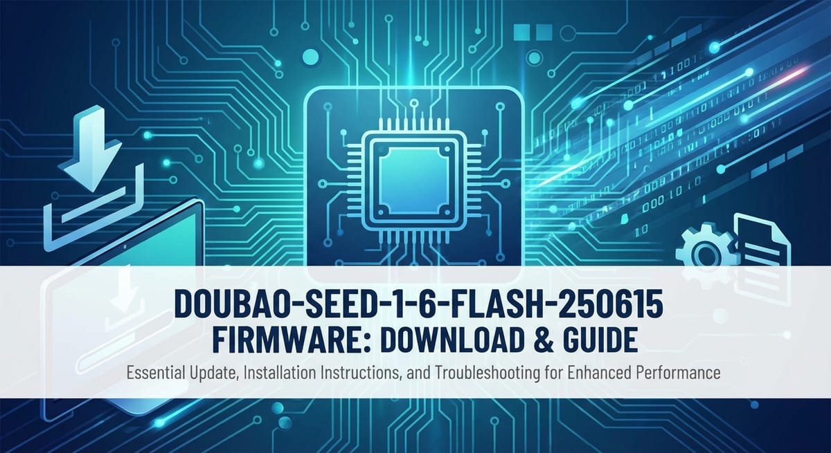 doubao-seed-1-6-flash-250615 Firmware: Download & Guide