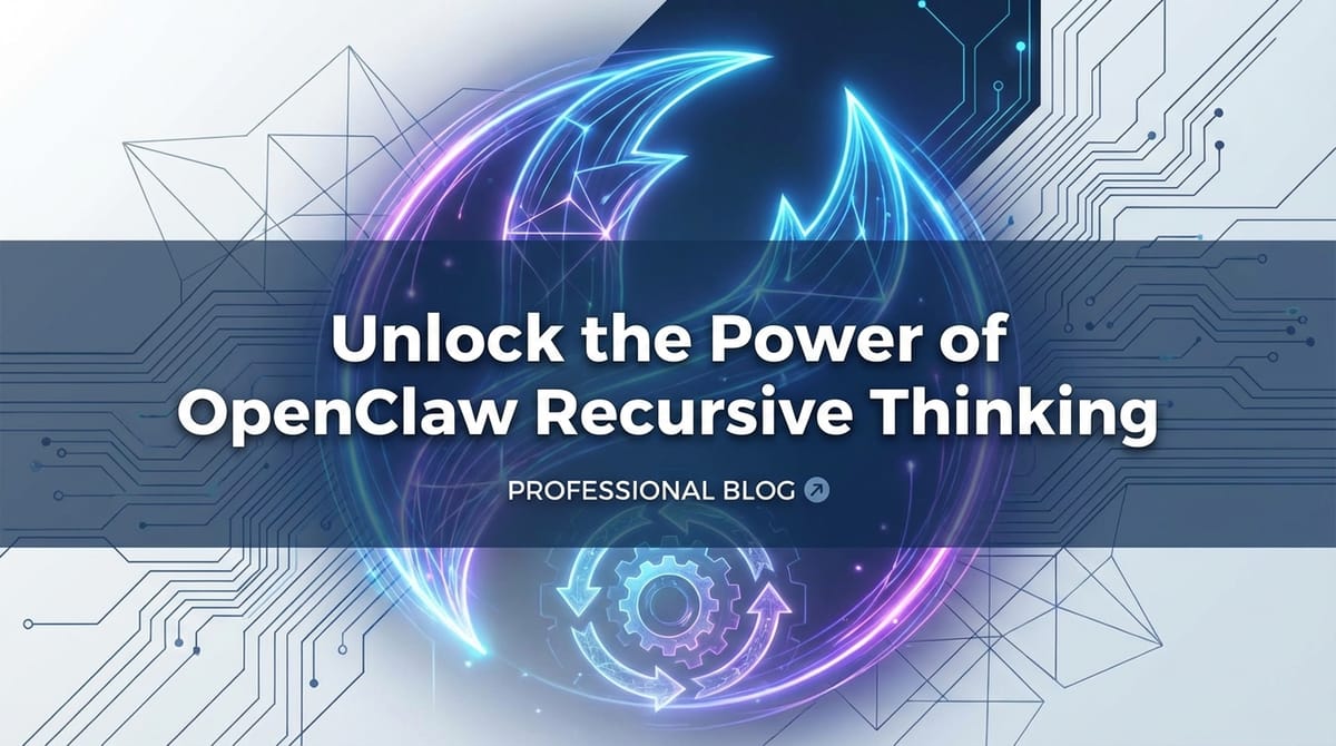 Unlock the Power of OpenClaw Recursive Thinking