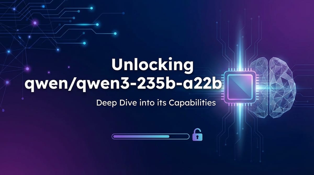 Unlocking qwen/qwen3-235b-a22b: Deep Dive into its Capabilities