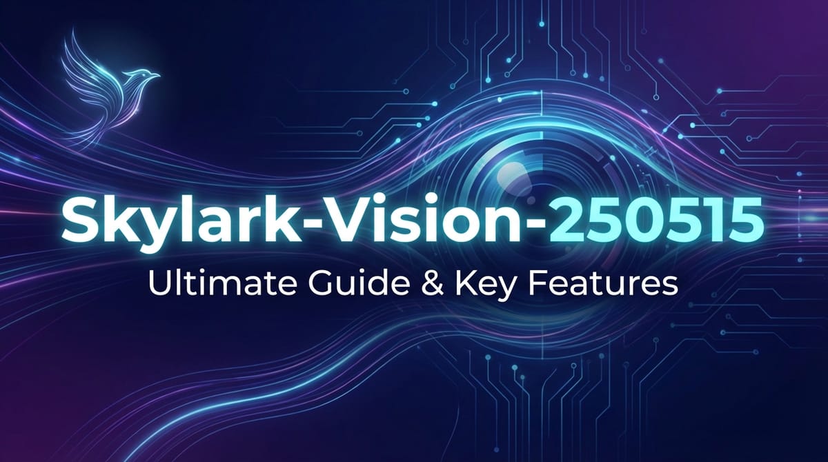 Skylark-Vision-250515: Ultimate Guide & Key Features