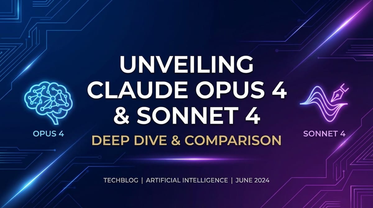 Unveiling Claude Opus 4 & Sonnet 4: Deep Dive & Comparison