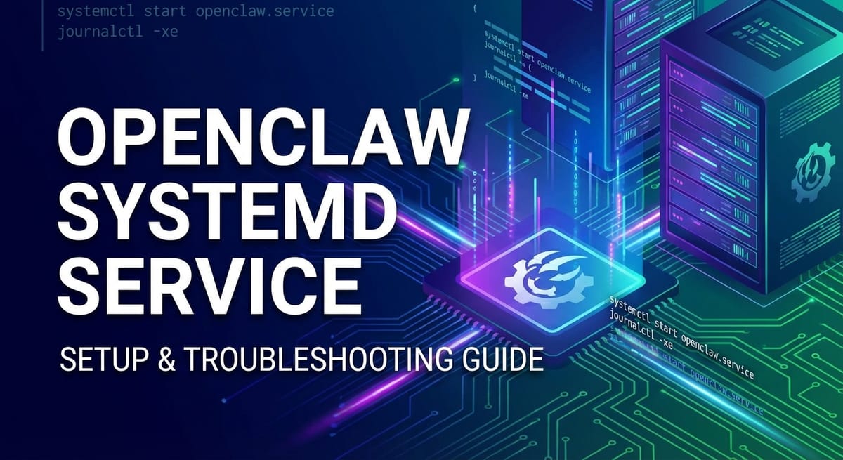 OpenClaw systemd service: Setup & Troubleshooting Guide