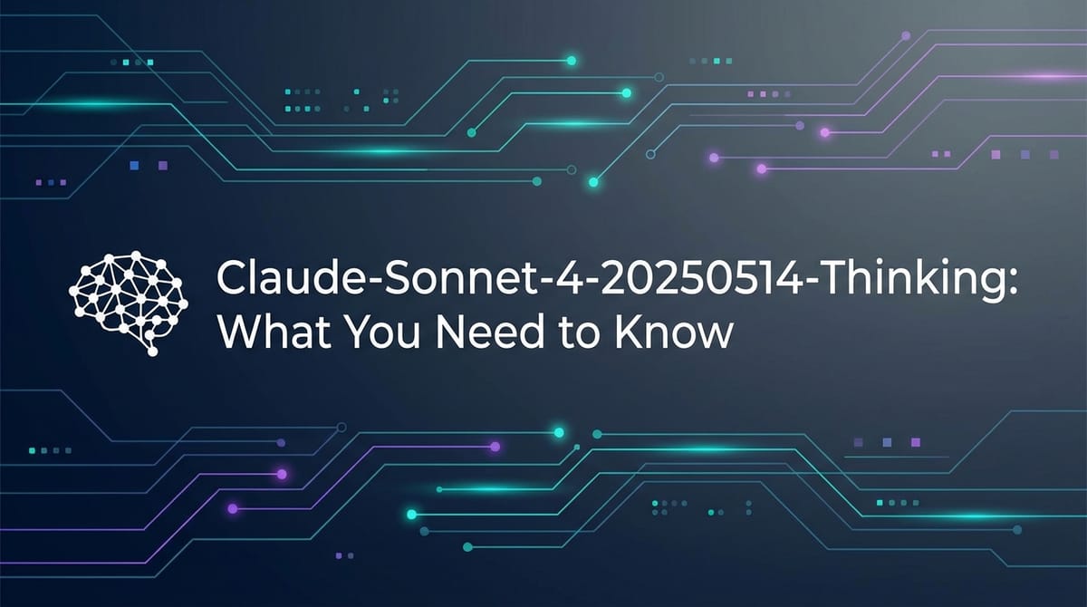 Claude-Sonnet-4-20250514-Thinking: What You Need to Know
