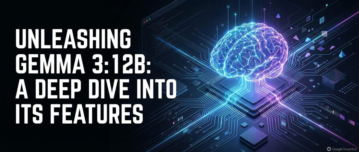 Unleashing Gemma3:12b: A Deep Dive into Its Features
