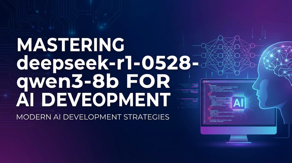 Mastering deepseek-r1-0528-qwen3-8b for AI Development