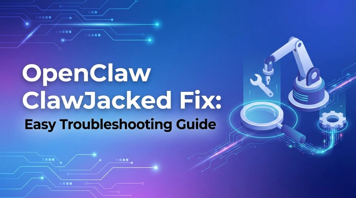 OpenClaw ClawJacked Fix: Easy Troubleshooting Guide