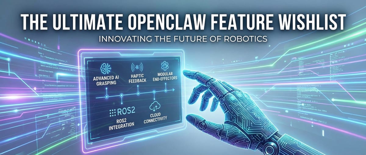 The Ultimate OpenClaw Feature Wishlist