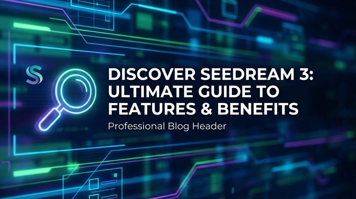 Discover Seedream 3: Ultimate Guide to Features & Benefits