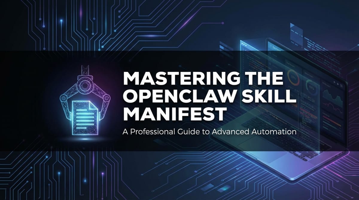 Mastering the OpenClaw Skill Manifest
