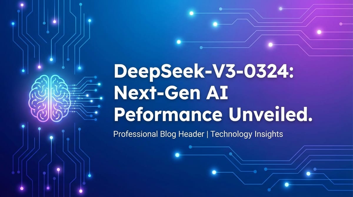 DeepSeek-V3-0324: Next-Gen AI Performance Unveiled