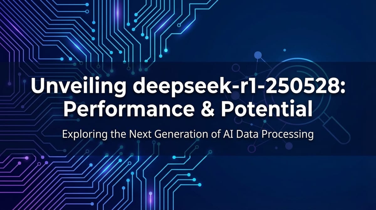 Unveiling deepseek-r1-250528: Performance & Potential