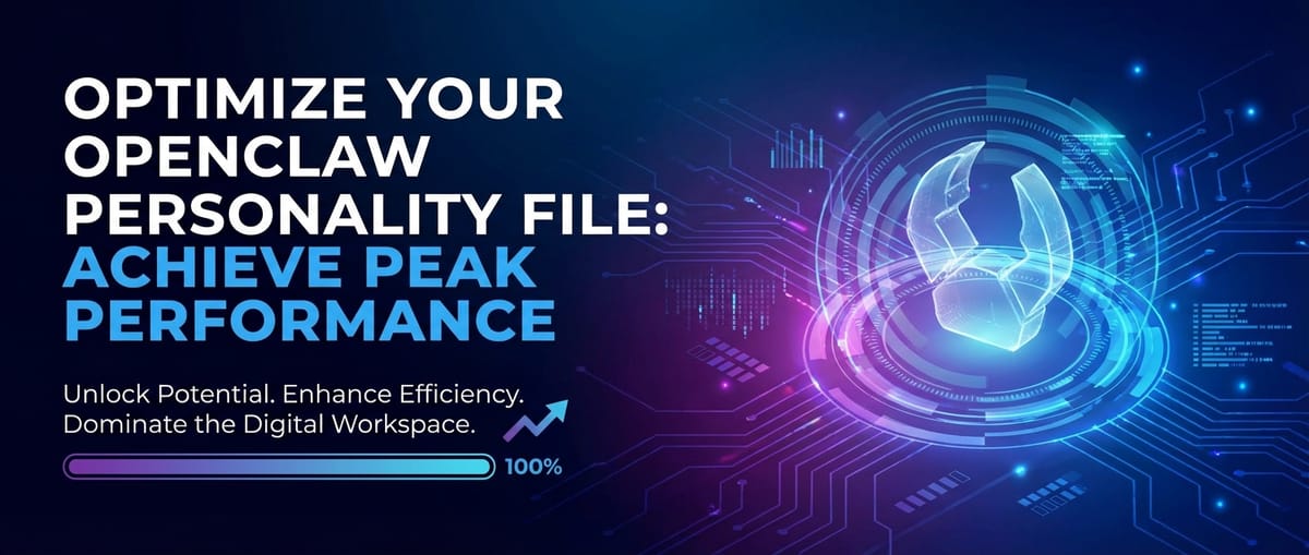 Optimize Your OpenClaw Personality File: Achieve Peak Performance