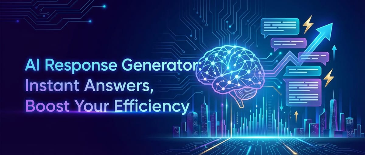 AI Response Generator: Instant Answers, Boost Your Efficiency