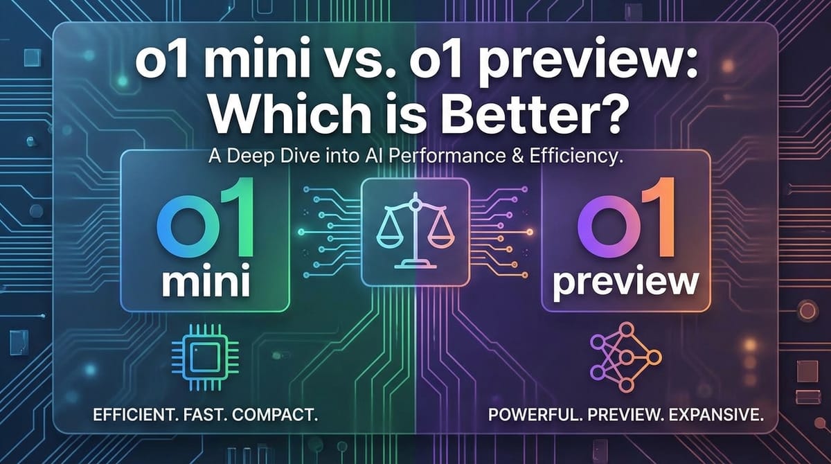 o1 mini vs o1 preview: Which is Better?