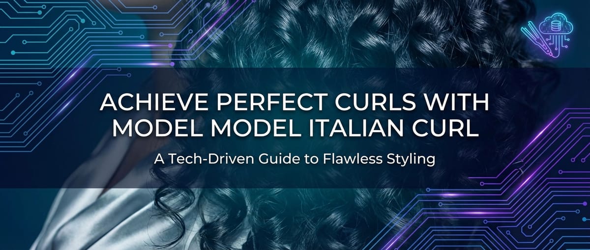 Achieve Perfect Curls with Model Model Italian Curl