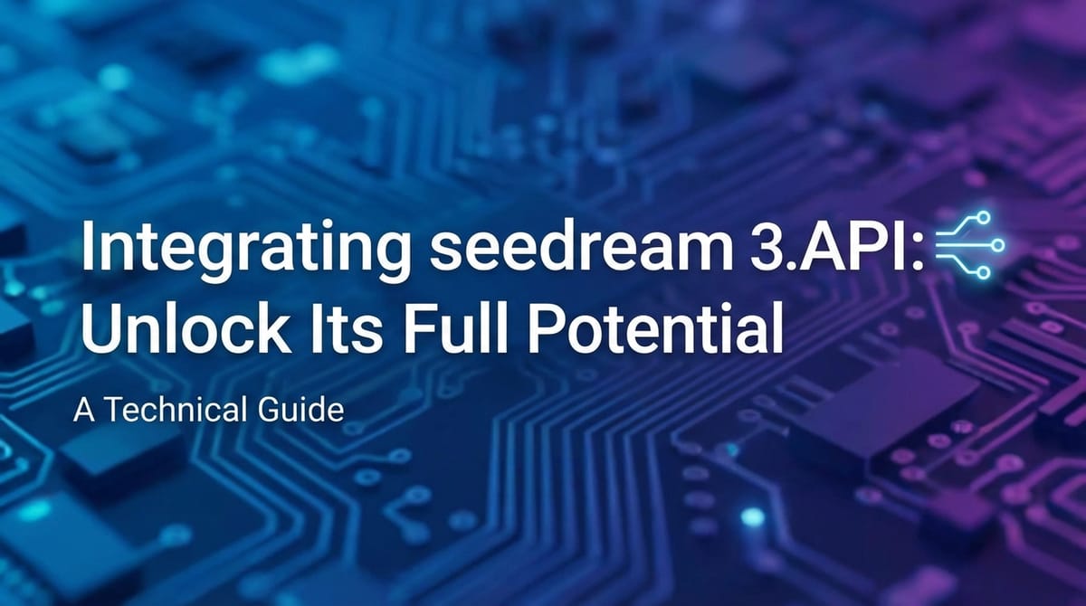Integrating seedream 3.0 API: Unlock Its Full Potential