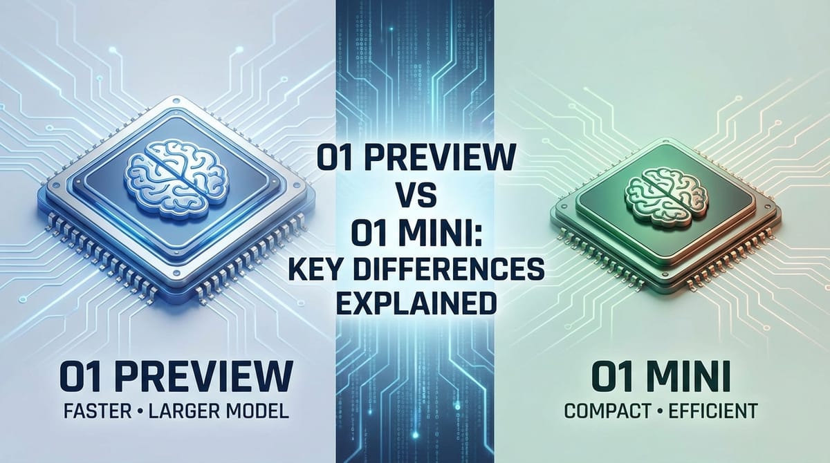 O1 Preview vs O1 Mini: Key Differences Explained