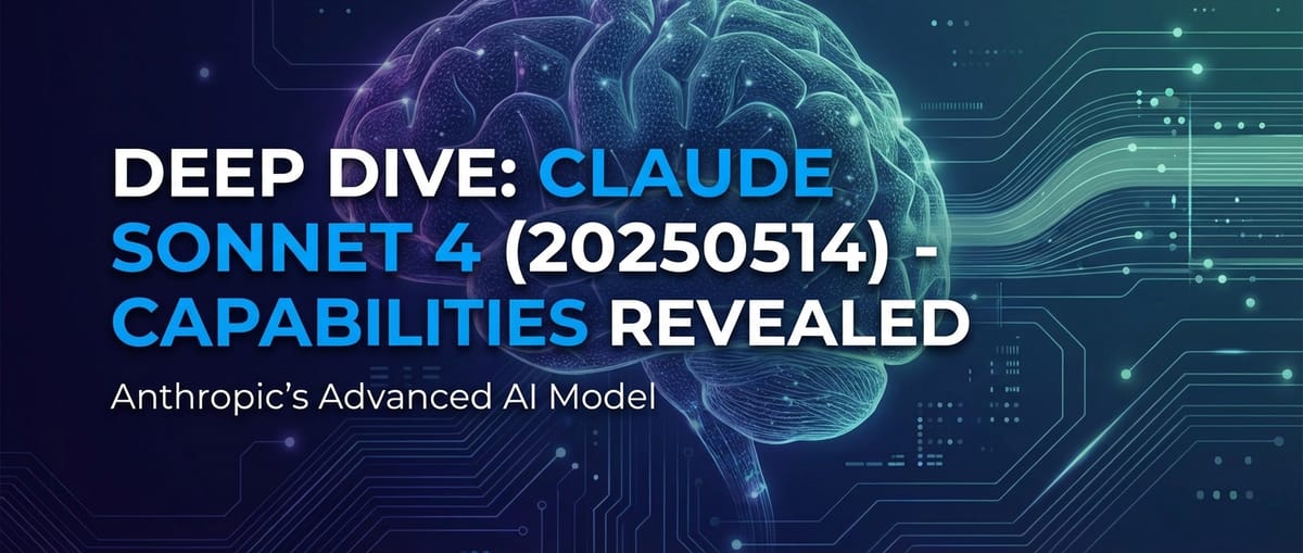 Deep Dive: Claude Sonnet 4 (20250514) - Capabilities Revealed