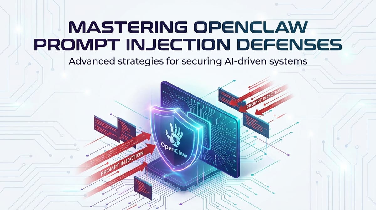 Mastering OpenClaw Prompt Injection Defenses