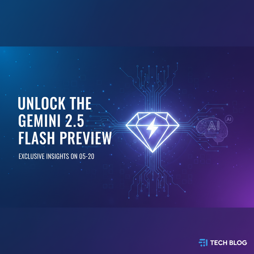 Unlock the Gemini 2.5 Flash Preview: Exclusive Insights on 05-20