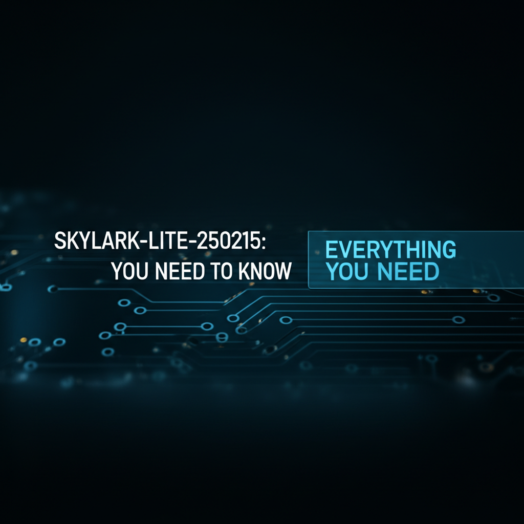Skylark-Lite-250215: Everything You Need to Know