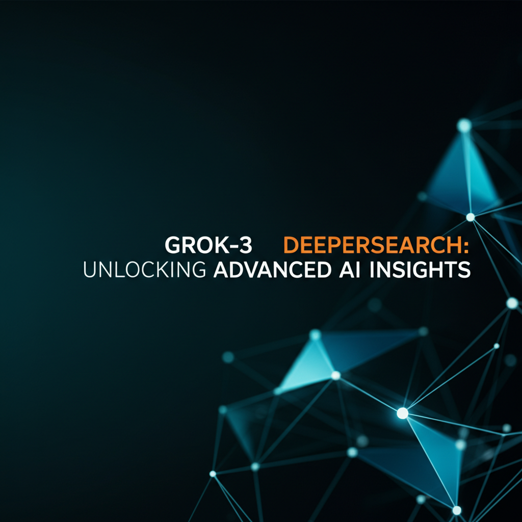 Grok-3 Deepersearch: Unlocking Advanced AI Insights