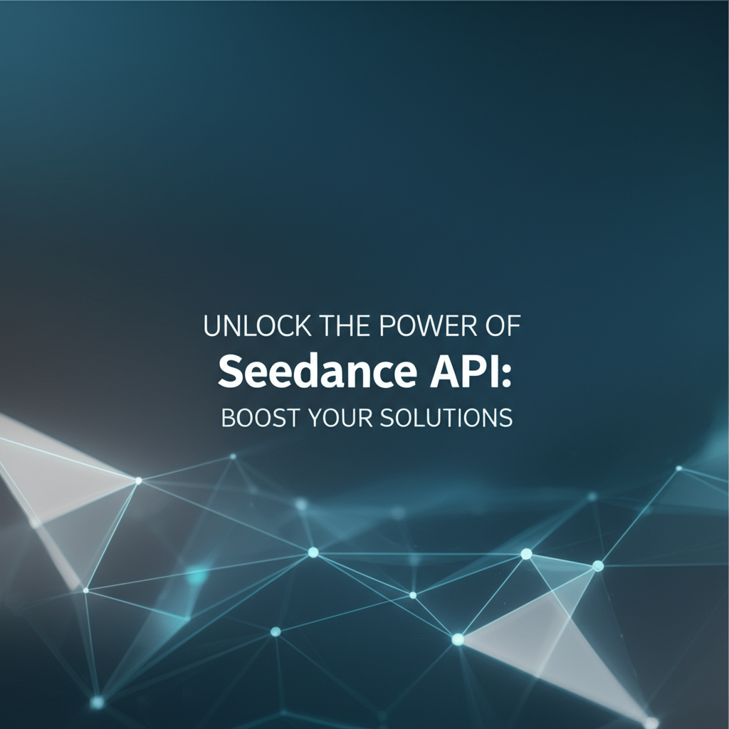 Unlock the Power of Seedance API: Boost Your Solutions