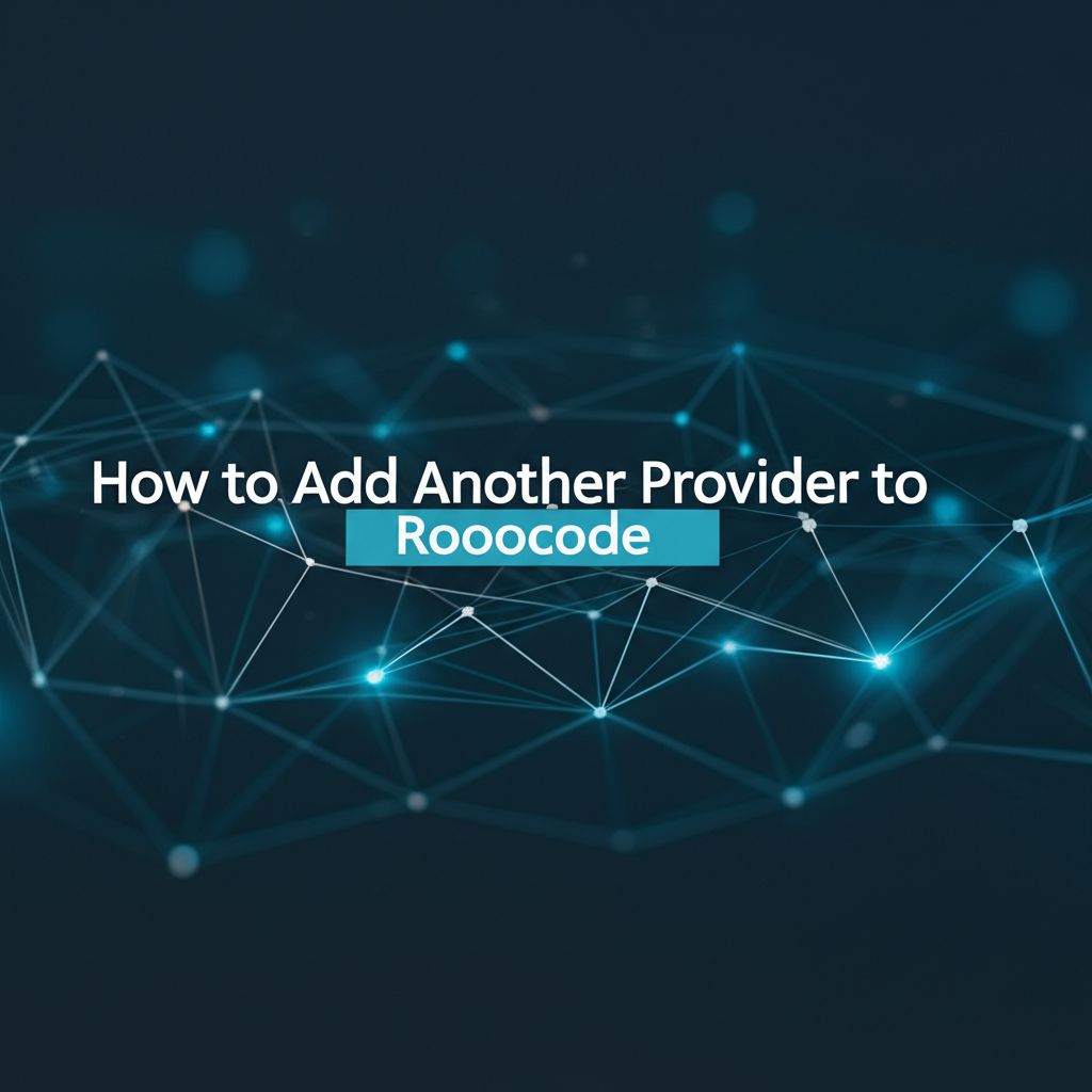 How to Add Another Provider to Roocode: Step-by-Step