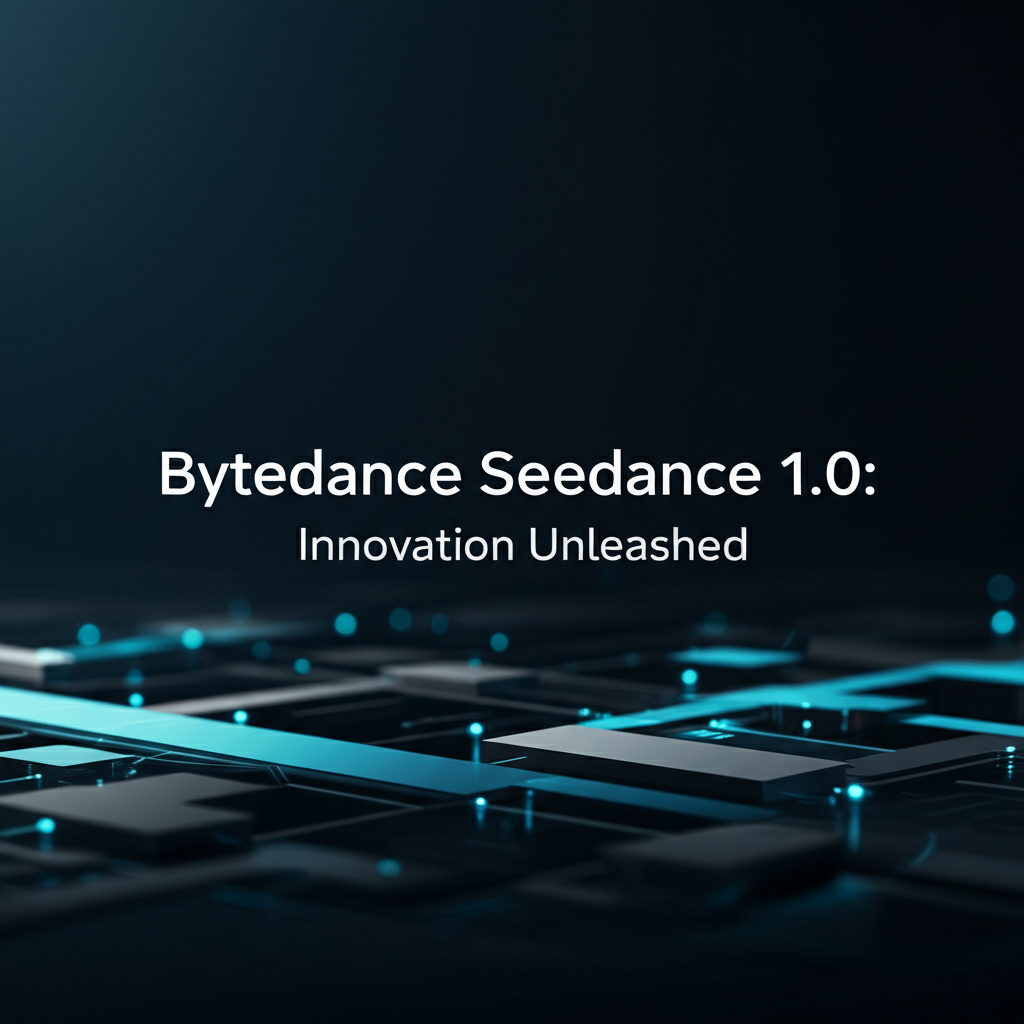 ByteDance Seedance 1.0: Innovation Unleashed