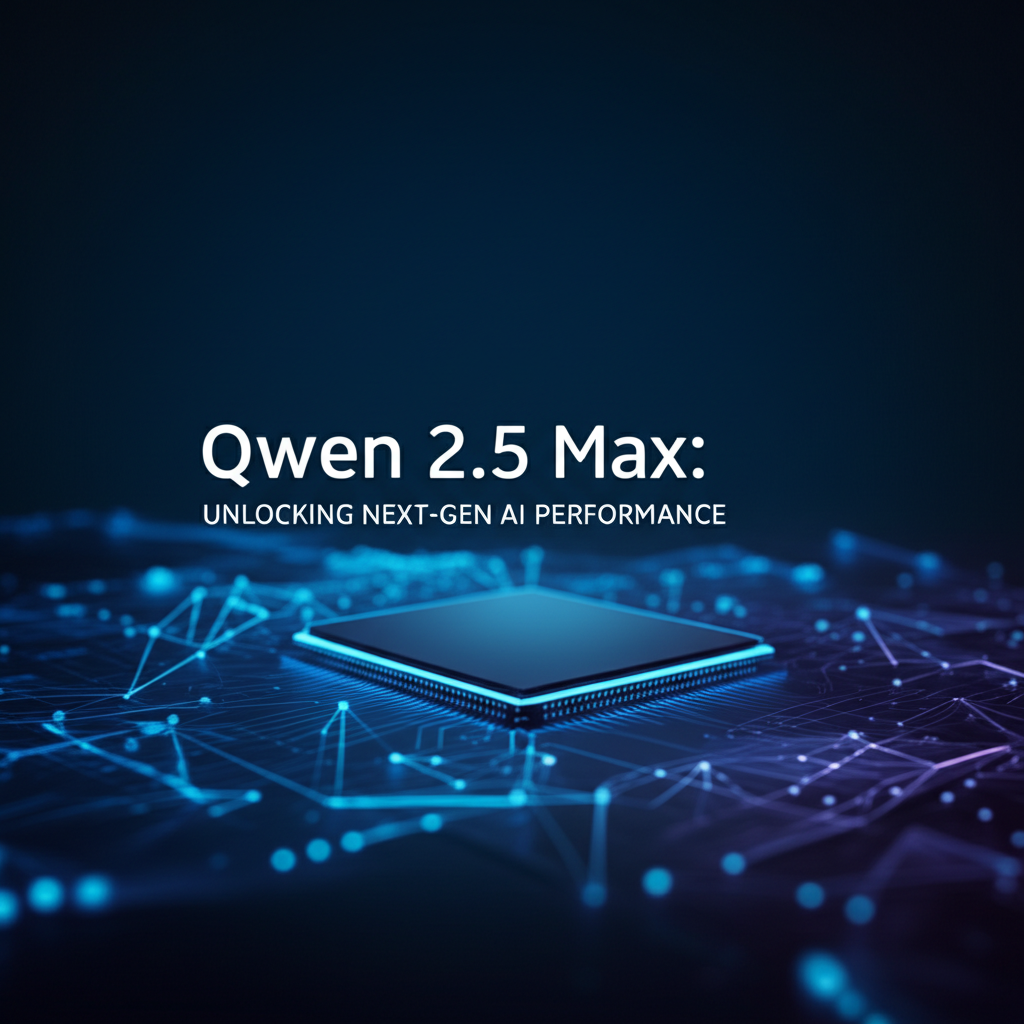 Qwen 2.5 Max: Unlocking Next-Gen AI Performance