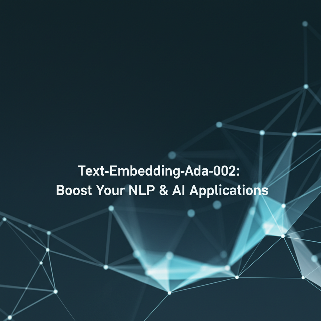 Text-Embedding-Ada-002: Boost Your NLP & AI Applications
