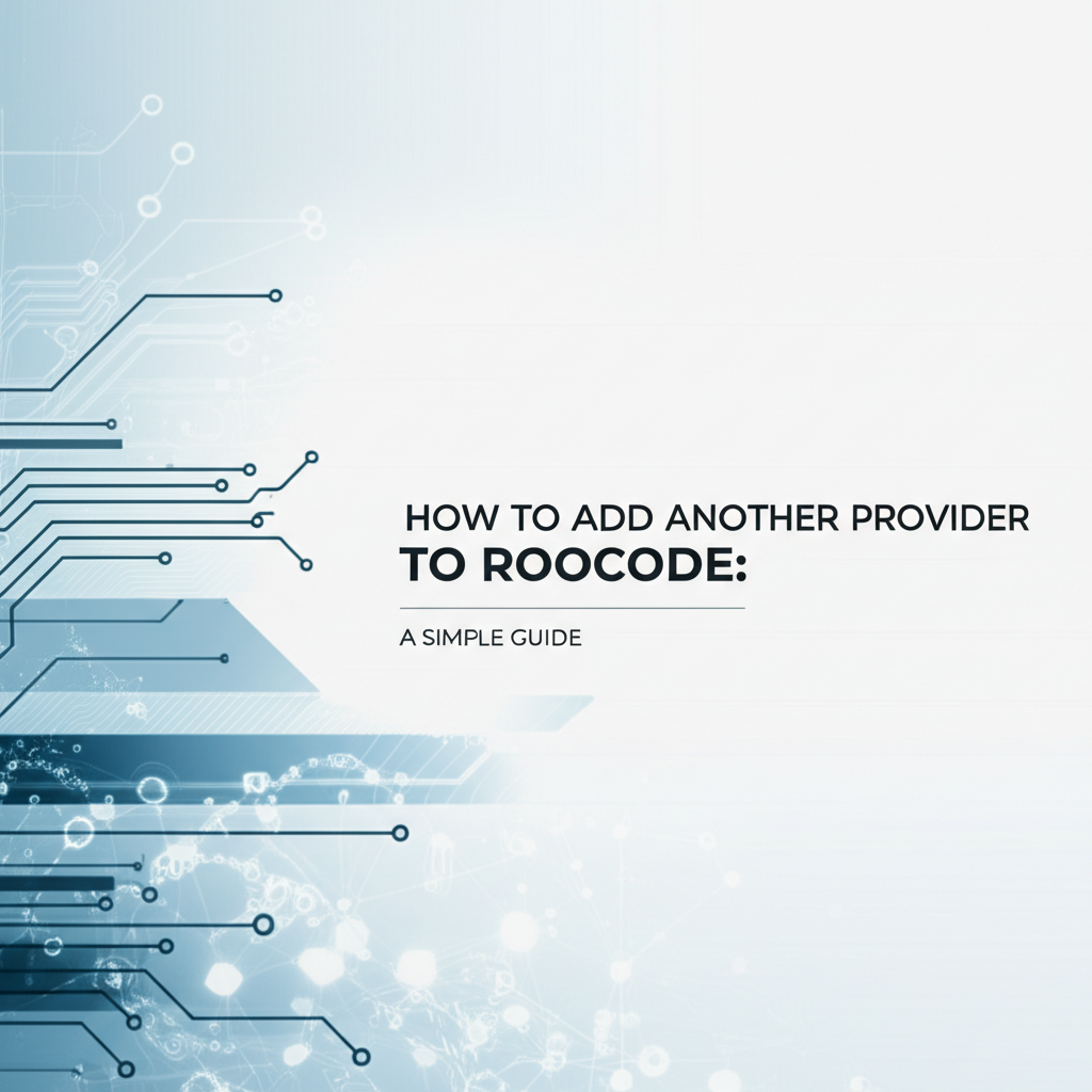 How to Add Another Provider to Roocode: A Simple Guide