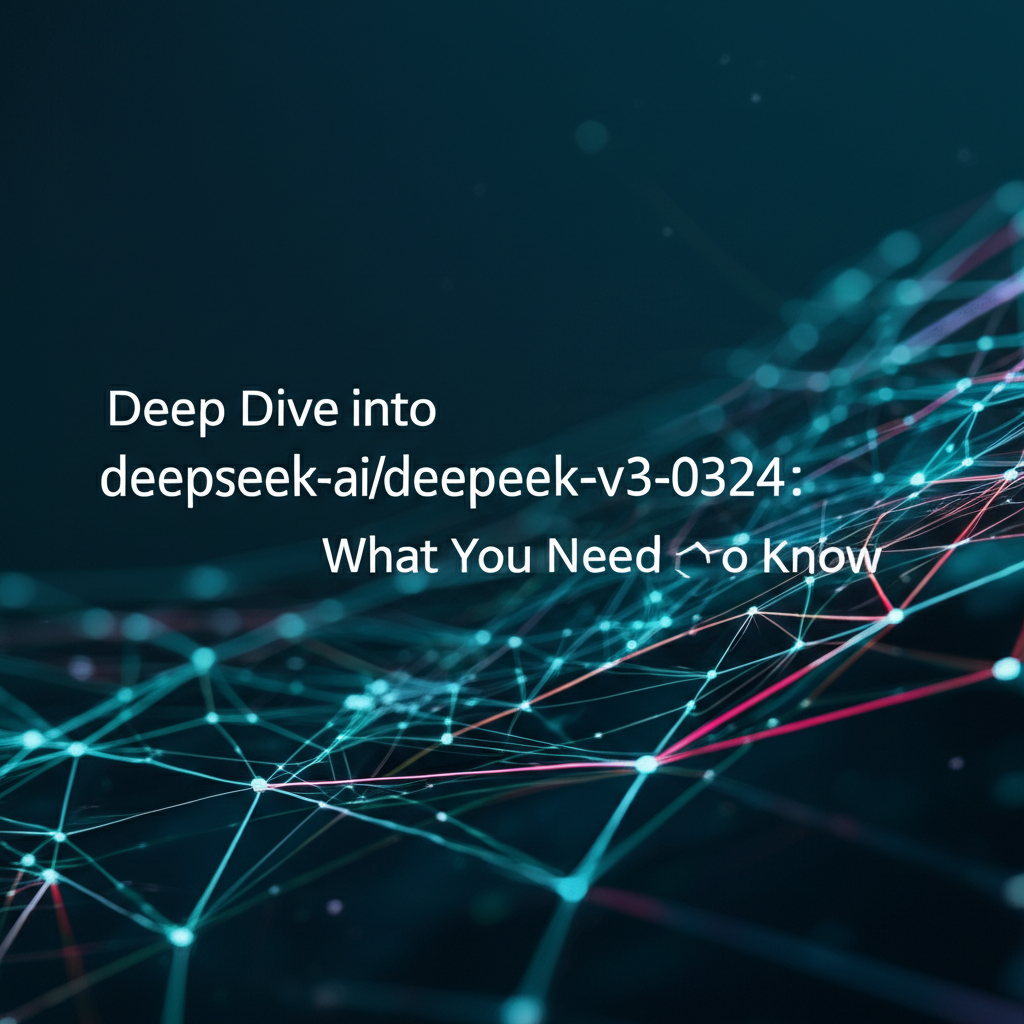 Deep Dive into deepseek-ai/deepseek-v3-0324: What You Need to Know