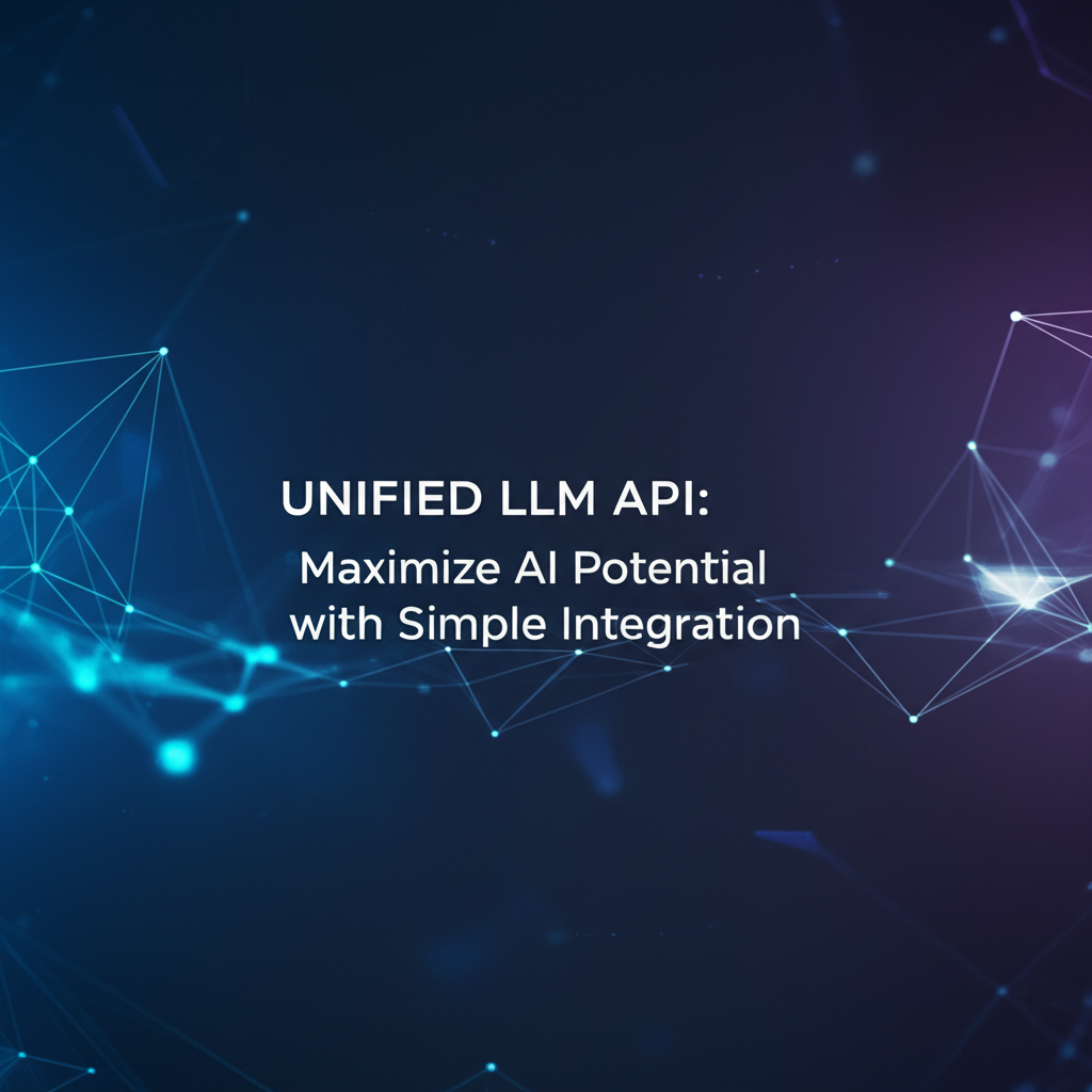 Unified LLM API: Maximize AI Potential with Simple Integration