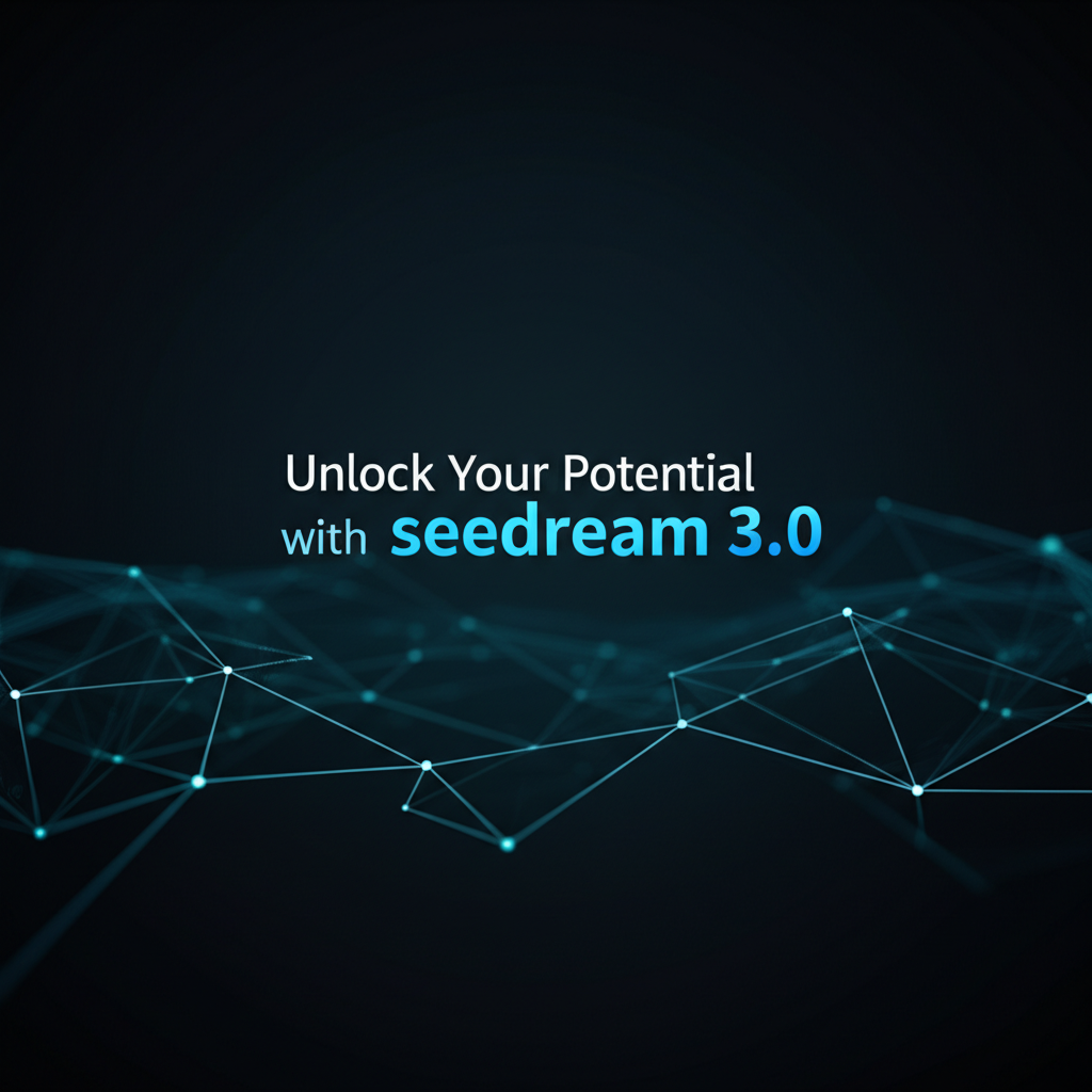 Unlock Your Potential with seedream 3.0