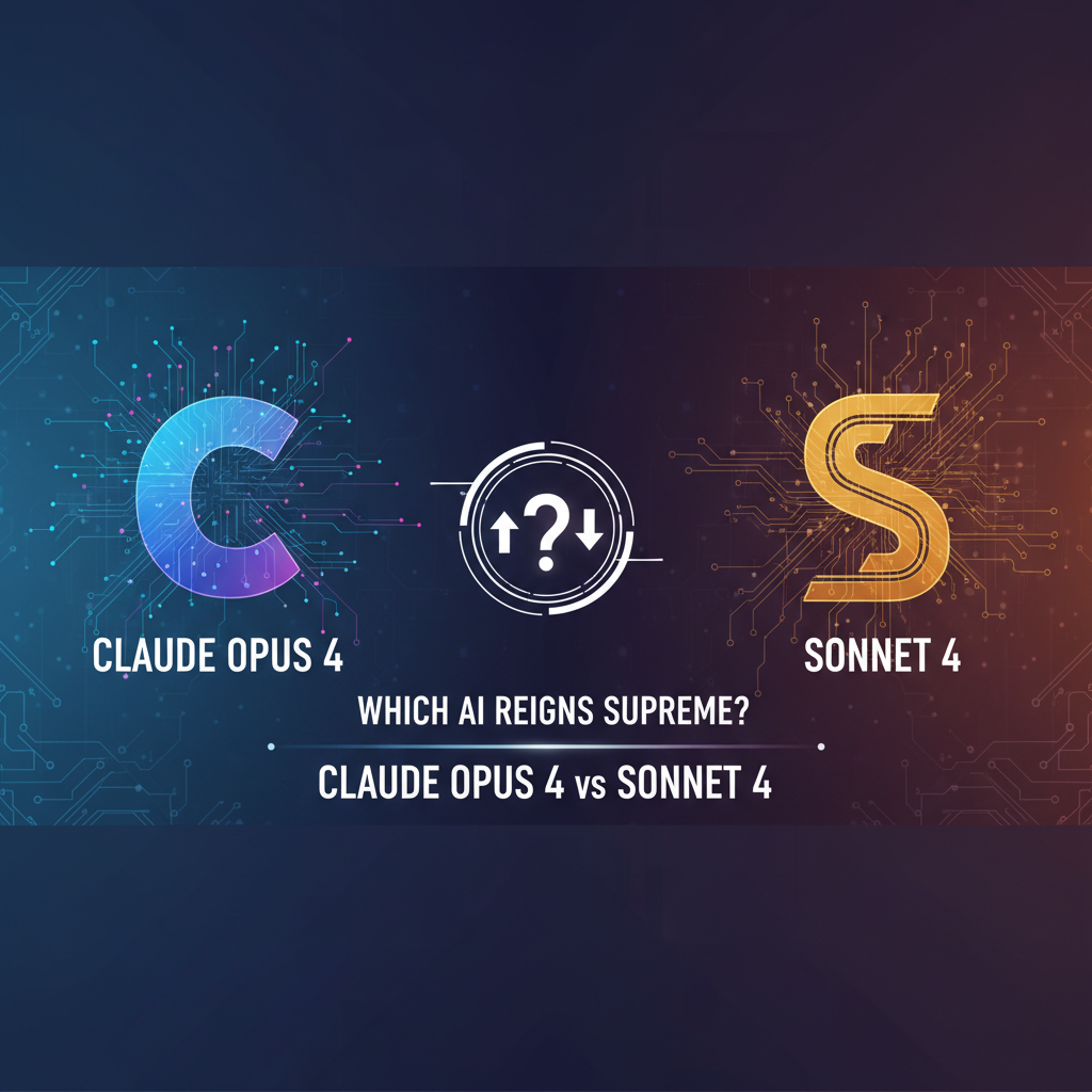 Claude Opus 4 vs Sonnet 4: Which AI Reigns Supreme?