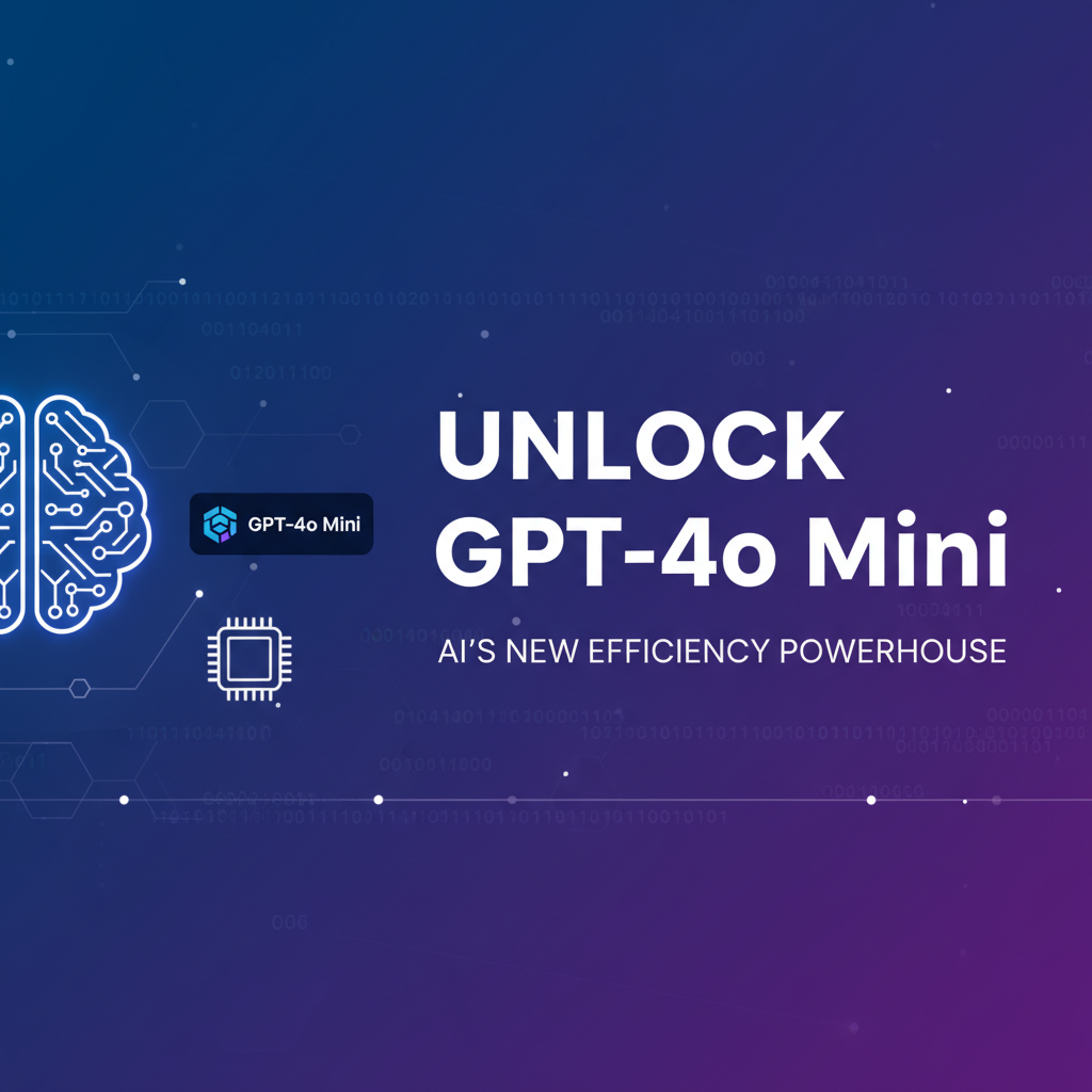 Unlock GPT-4o Mini: AI's New Efficiency Powerhouse