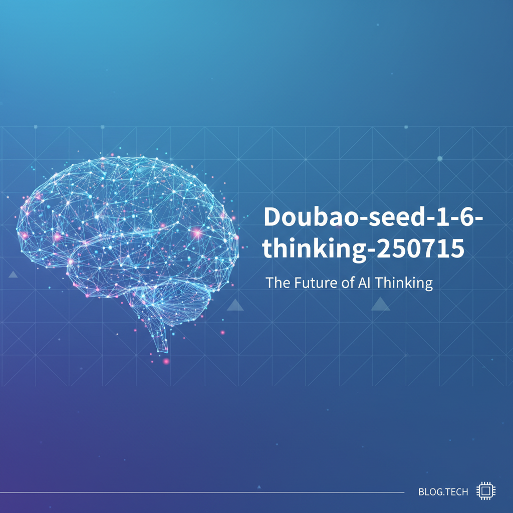Doubao-seed-1-6-thinking-250715: The Future of AI Thinking